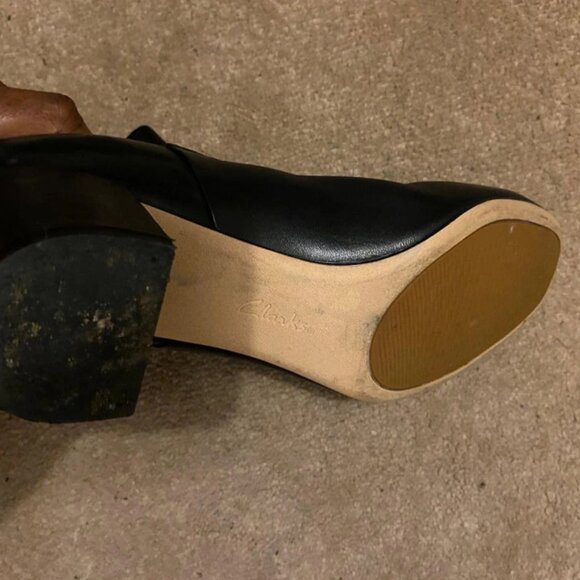 Clarks Sz 7.5 UKAnkle boots black - Picture 4 of 5